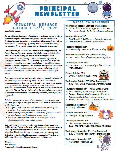 Principal Newsletter Oct 2026